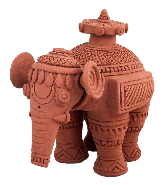 Elephant Terracotta Statue