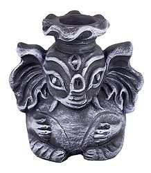 Pen Holder with Abstract Ganesha Face