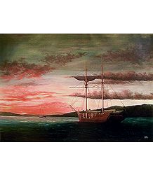 Dusk at Sea