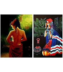 Set of 2 Women Posters