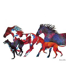 Horses and Dogs