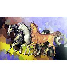 Mosaic Horses