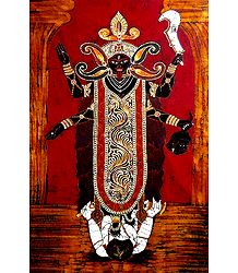 Goddess Kali - Batik Painting on Cloth