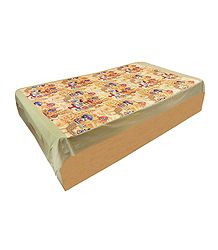 Micky Donald Print on Colorful Cotton Single Bedspread