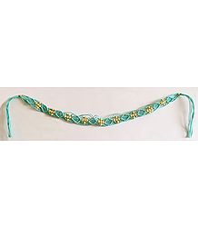 Light Cyan Macrame Belt