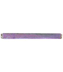 Mauve Sequined Stretchable Belt