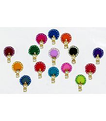 Multicolor Round Bindis