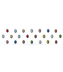 Multicolor Glitter Small Oval Bindis