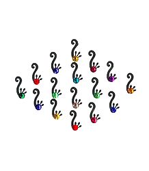 Multicolor Small Bindis