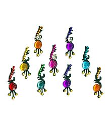Colorful Designer Stone Bindis 