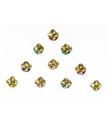 Yellow Stone Studded Small Bindis