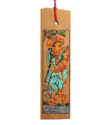 Apsara - Patta Painting on Palm Leaf Bookmark
