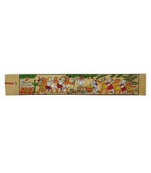 Tribal Dancers - Tribal Painting Bookmark 