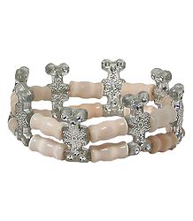 Acrylic Beaded Stretch Bracelet