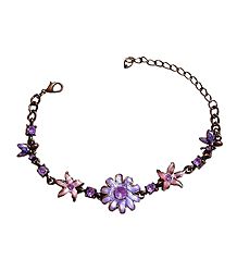 Lacqured Metal Charm Bracelet