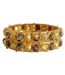Pair of Gold Plated Bangles
