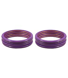 Set of 2 Purple Lac Churis