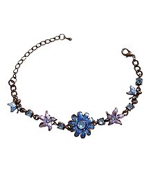 Lacqured Metal Charm Bracelet