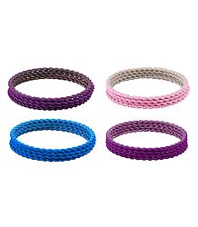 Set of 4 Metal Bangles