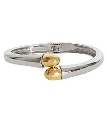 Designer Metal Hinged Bracelet