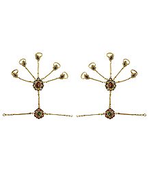 Pair of Polki Ring Bracelet