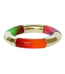 Multicolor Acrylic Stretch Bracelet