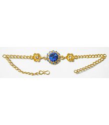 Blue Stone Studded Tennis Bracelet