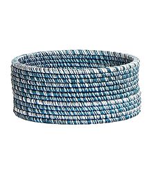 Dark Cyan with White Thread Bangles