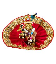 Bal Gopala with Red Dress