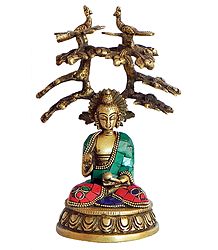 Lord Buddha Sitting Under Bodhi Tree