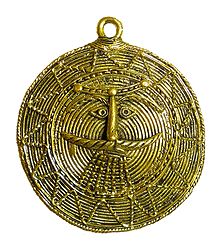 Moon God - Dhokra Tribal Art - Wall Hanging