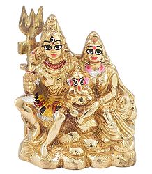 Shiva, Parvati and Ganesha