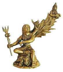 Gangadhar Shiva - Brass Statue