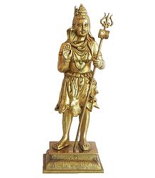 Lord Shiva with His Trishul