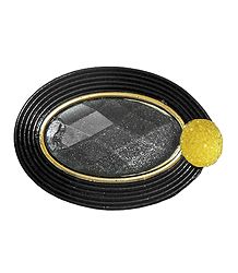 Acrylic Oval Brooch