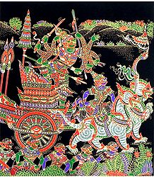 Rama with His Army