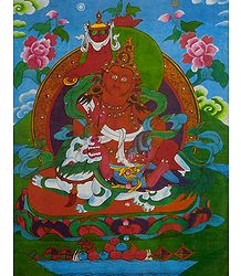 Vaishravana - Thangka Screen Print