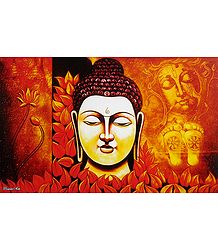 Face of Lord Buddha