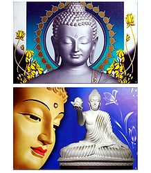 Gautam Buddha - Set of 2 Posters
