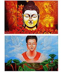 Lord Buddha - Set of 2 Posters