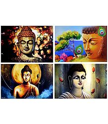 Lord Buddha - Set of 4 Posters