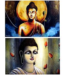 Lord Buddha - Set of 2 Posters