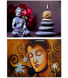 Lord Buddha - Set of 2 Posters