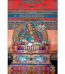 Guru Padmasambhava in Dichen Choling Gompa - South Sikkim, India