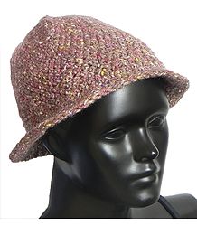Hand Crocheted Brown Ladies Woolen Hat