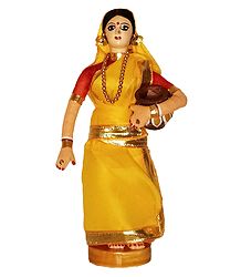 Bengali Lady Going to Fetch Water- Cloth Doll