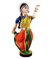 Bharatnatyam Dancer - Cloth Doll