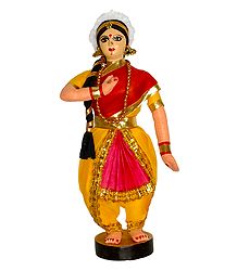 Bharatnatyam Dancer - Cloth Doll