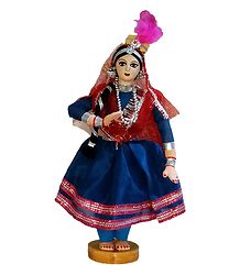 Kathak Dancer - Cloth Doll