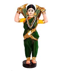 Tamasha Folk Dancer from Maharashtra - Cloth Doll